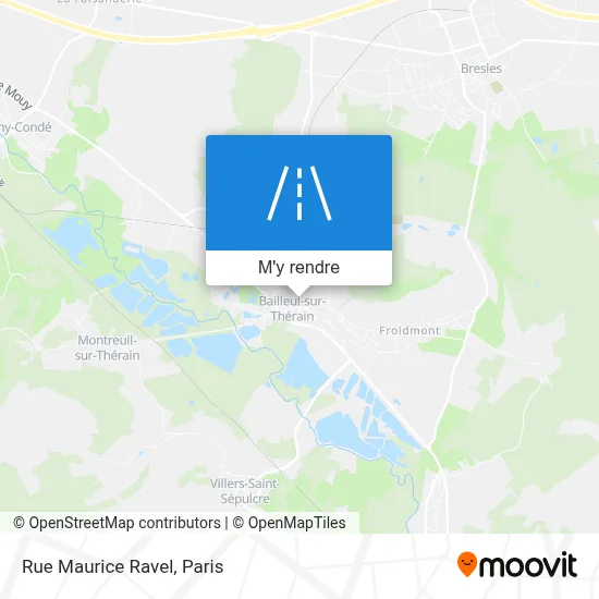 Rue Maurice Ravel plan