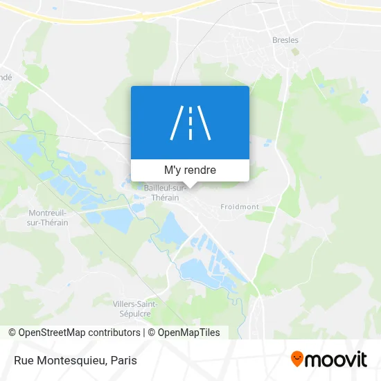 Rue Montesquieu plan