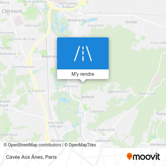Cavée Aux Ânes plan