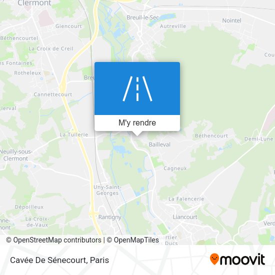 Cavée De Sénecourt plan