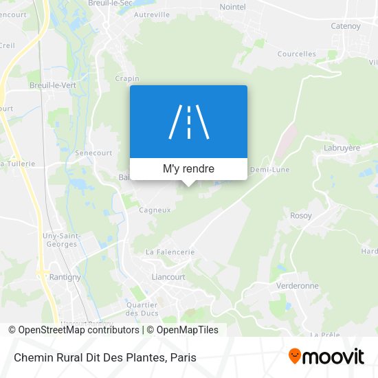 Chemin Rural Dit Des Plantes plan