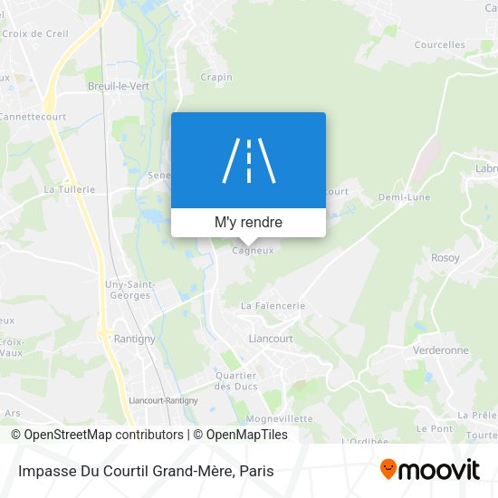 Impasse Du Courtil Grand-Mère plan