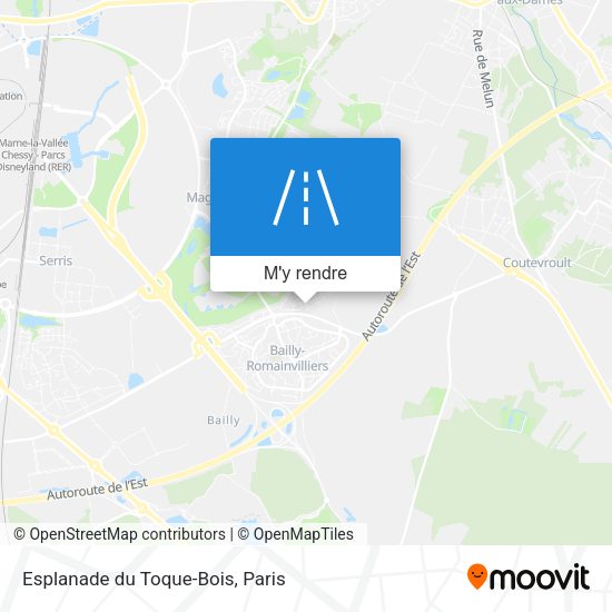 Esplanade du Toque-Bois plan