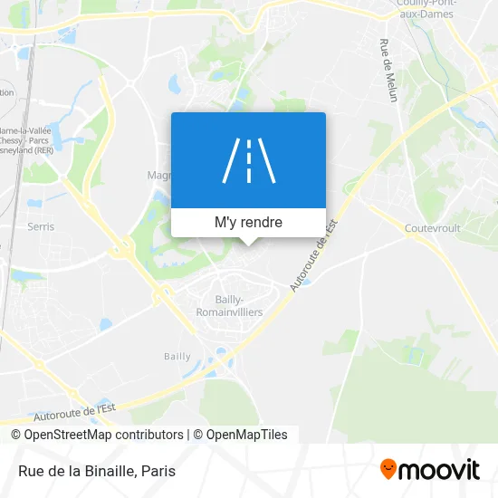 Rue de la Binaille plan