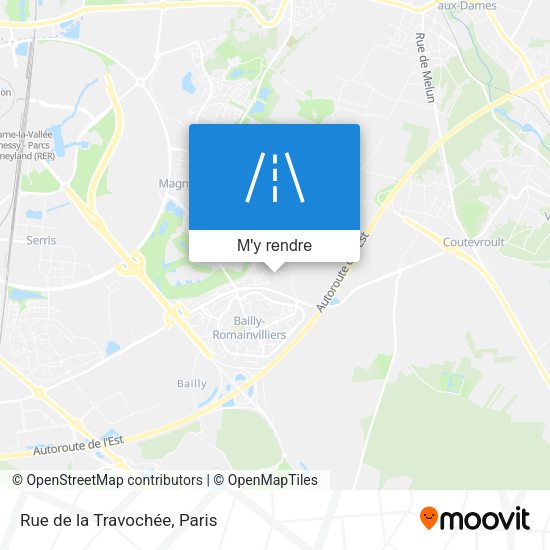 Rue de la Travochée plan