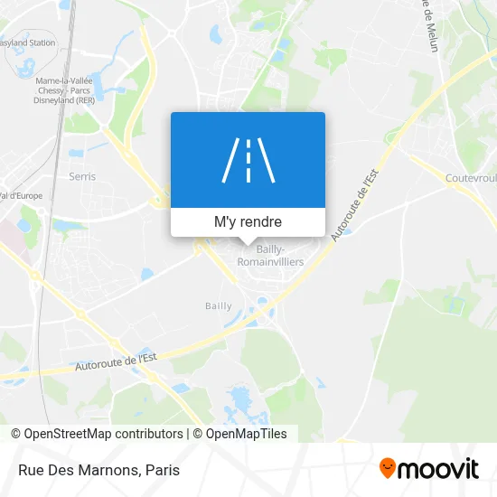 Rue Des Marnons plan