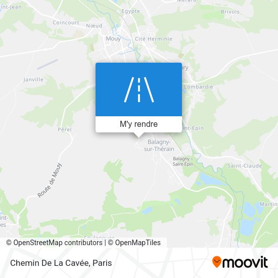 Chemin De La Cavée plan