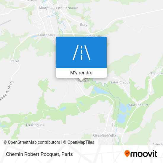 Chemin Robert Pocquet plan