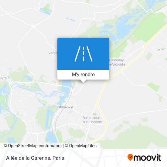 Allée de la Garenne plan