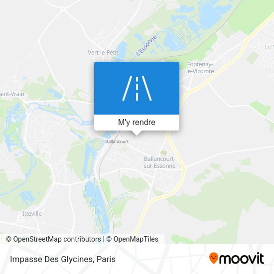 Impasse Des Glycines plan