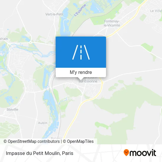 Impasse du Petit Moulin plan