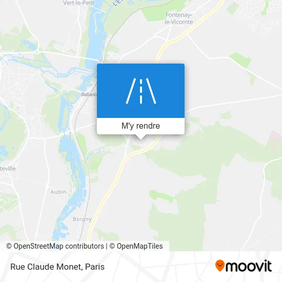 Rue Claude Monet plan