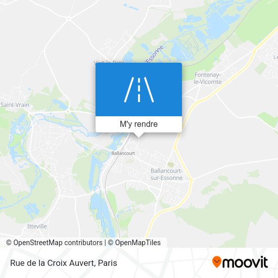 Rue de la Croix Auvert plan