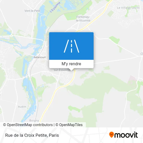 Rue de la Croix Petite plan