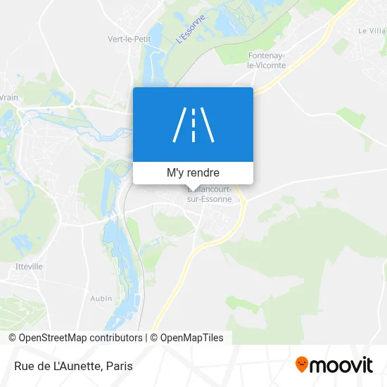 Rue de L'Aunette plan