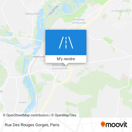 Rue Des Rouges Gorges plan