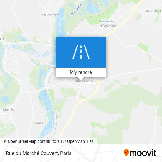 Rue du Marché Couvert plan