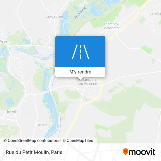 Rue du Petit Moulin plan