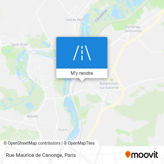 Rue Maurice de Canonge plan