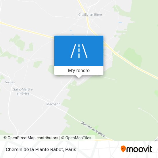 Chemin de la Plante Rabot plan