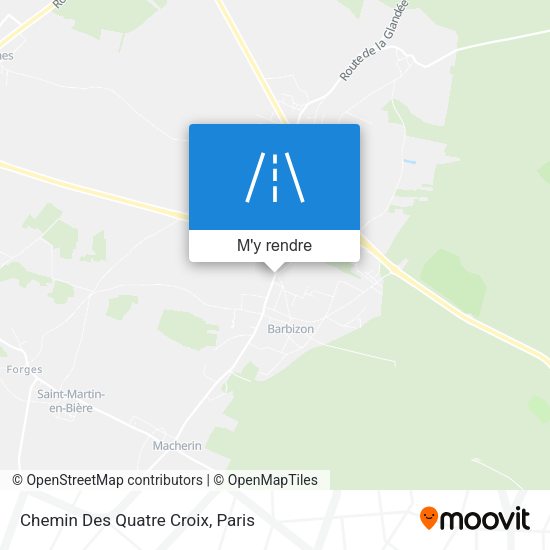 Chemin Des Quatre Croix plan