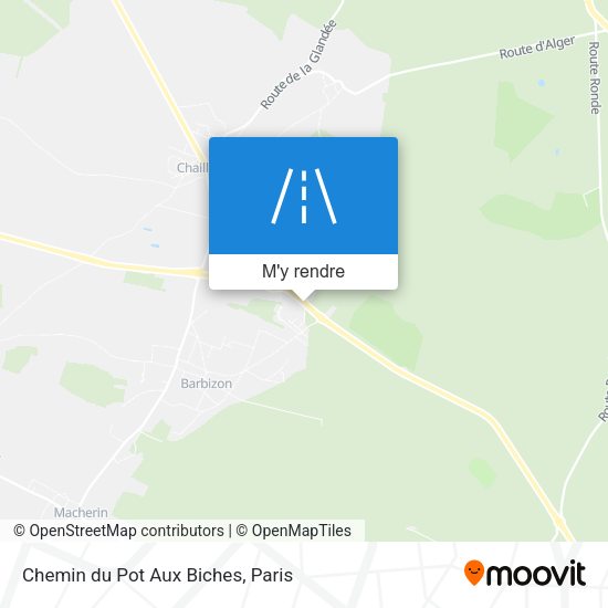 Chemin du Pot Aux Biches plan
