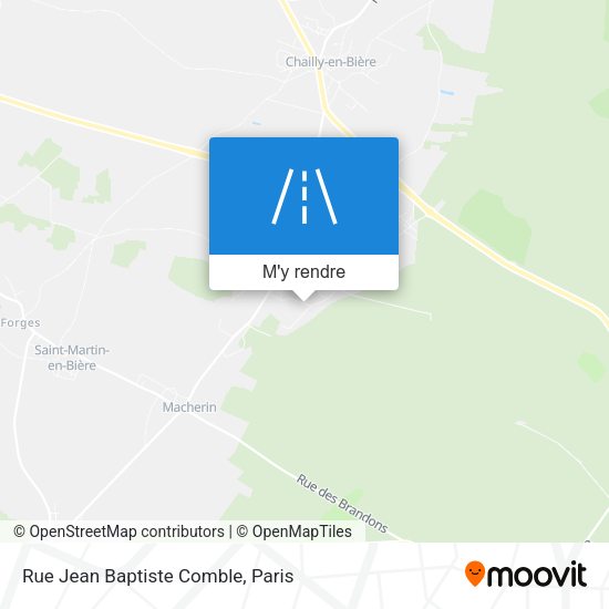 Rue Jean Baptiste Comble plan