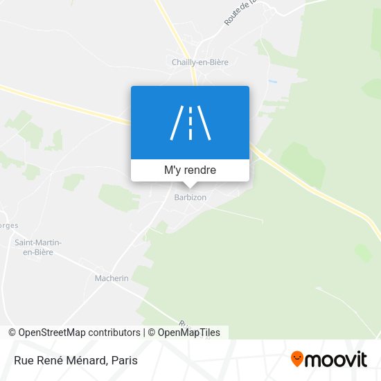 Rue René Ménard plan