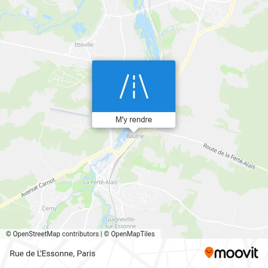 Rue de L'Essonne plan