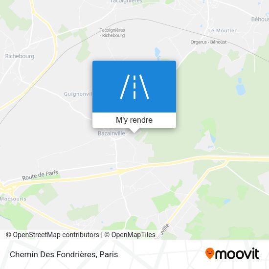 Chemin Des Fondrières plan
