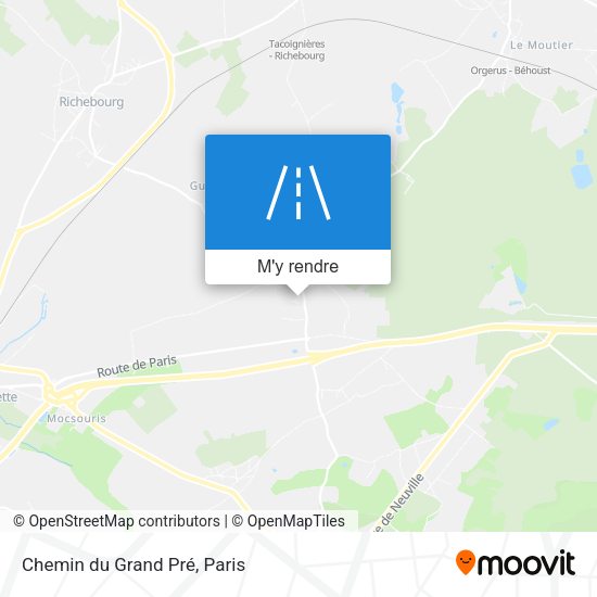 Chemin du Grand Pré plan