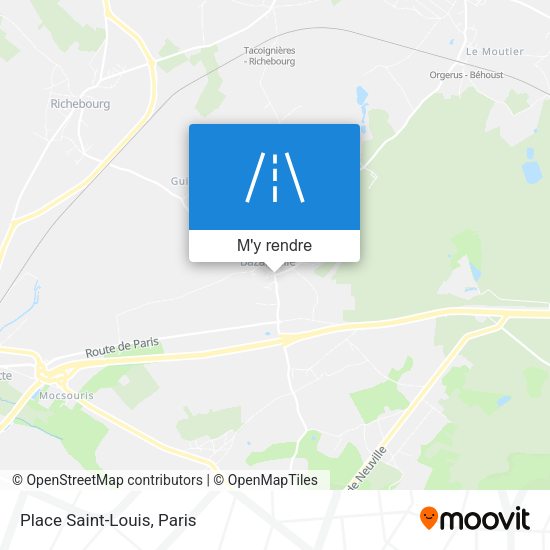 Place Saint-Louis plan