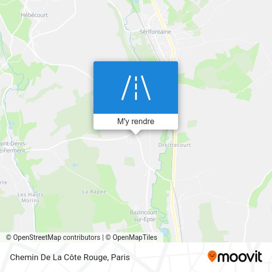 Chemin De La Côte Rouge plan