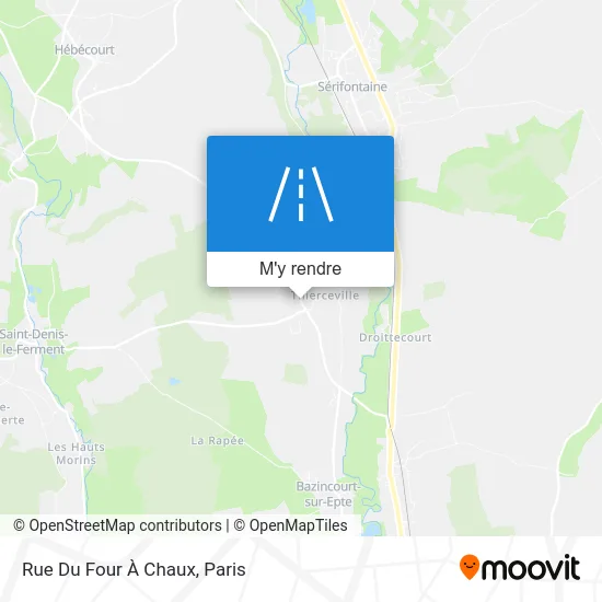 Rue Du Four À Chaux plan