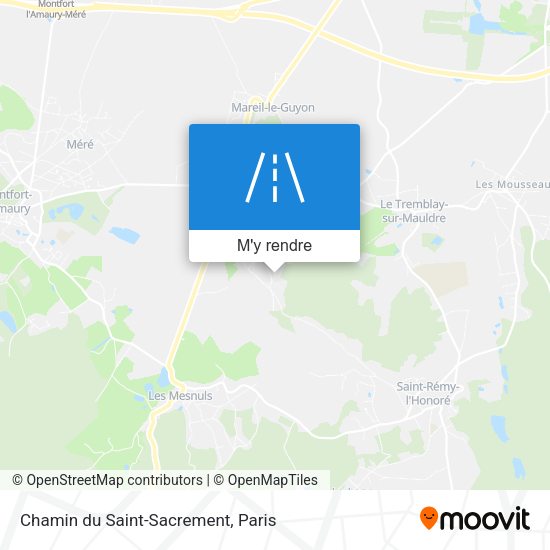 Chamin du Saint-Sacrement plan