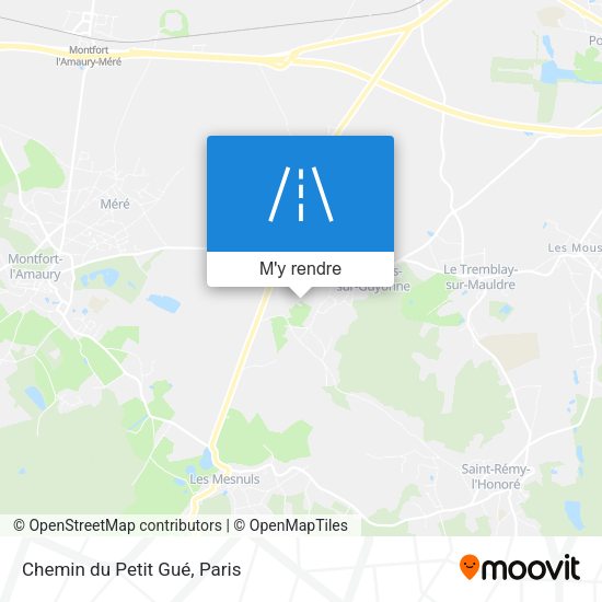 Chemin du Petit Gué plan