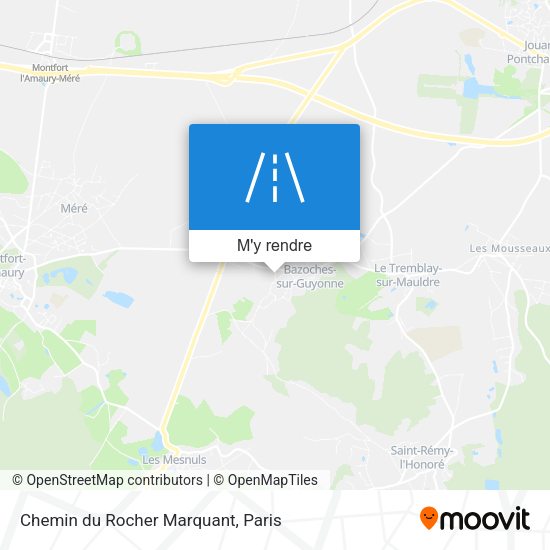 Chemin du Rocher Marquant plan