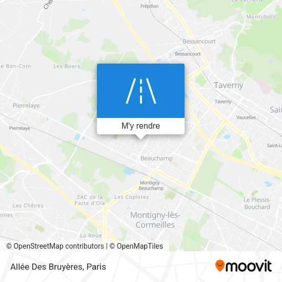 Allée Des Bruyères plan