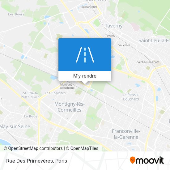 Rue Des Primevères plan