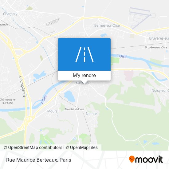 Rue Maurice Berteaux plan