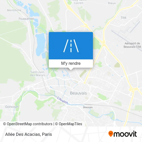 Allée Des Acacias plan