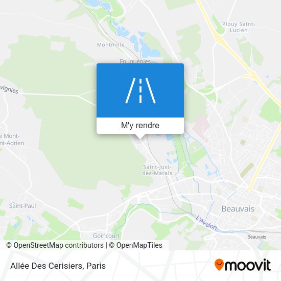Allée Des Cerisiers plan
