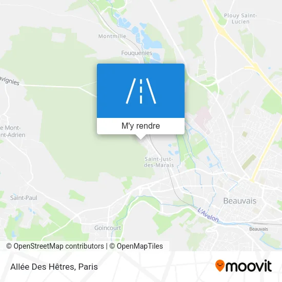 Allée Des Hêtres plan