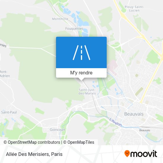 Allée Des Merisiers plan