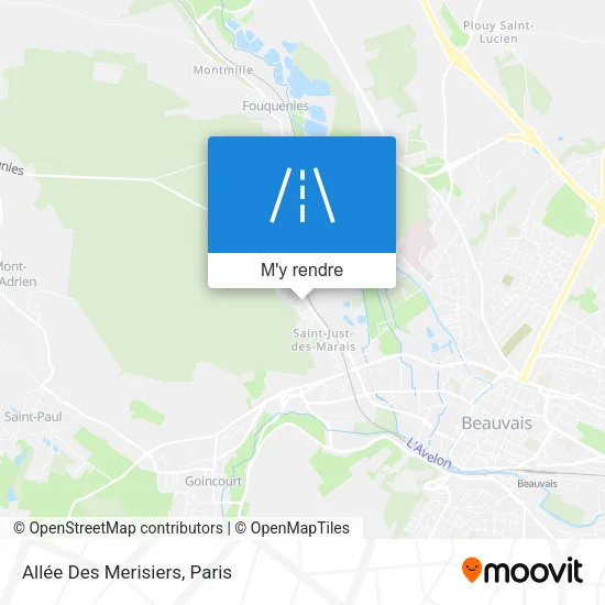 Allée Des Merisiers plan