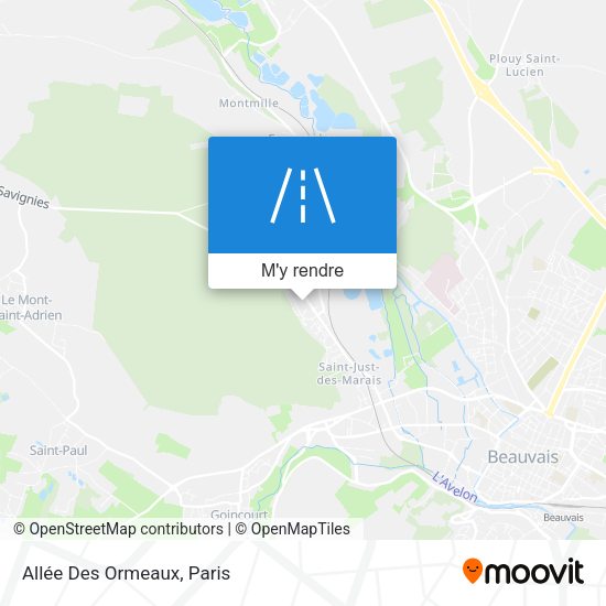 Allée Des Ormeaux plan
