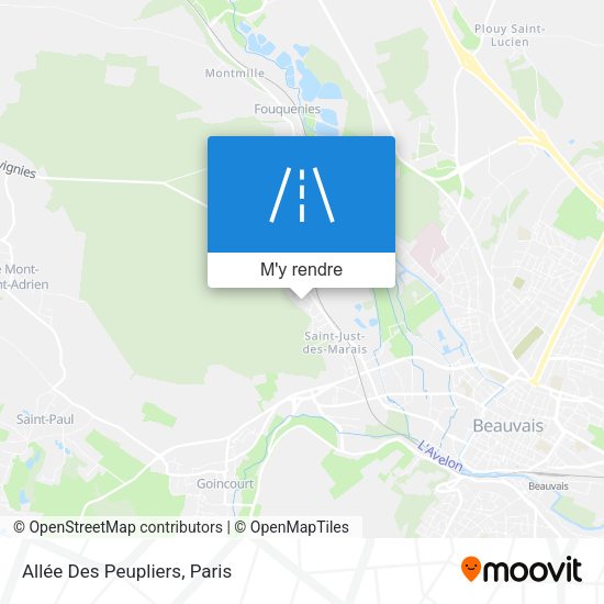 Allée Des Peupliers plan