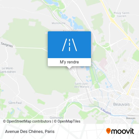 Avenue Des Chênes plan