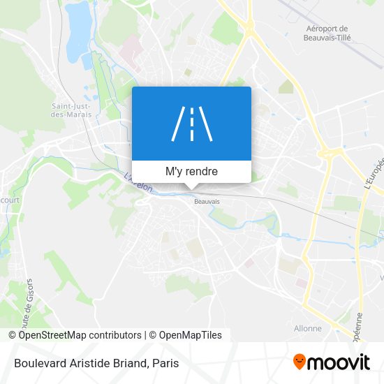 Boulevard Aristide Briand plan