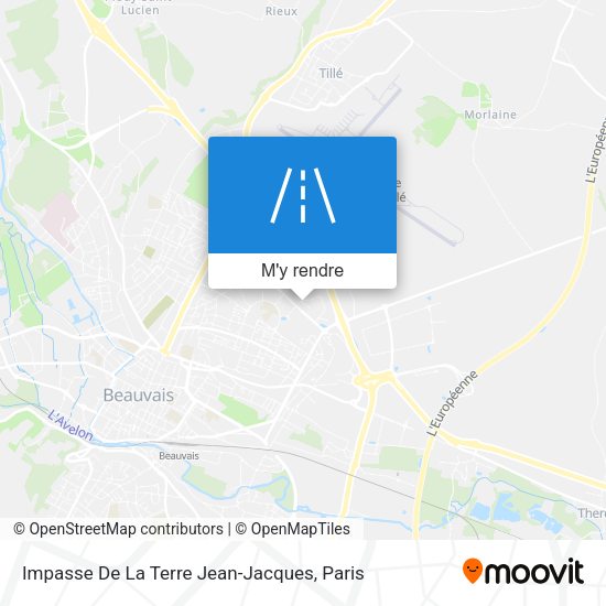 Impasse De La Terre Jean-Jacques plan